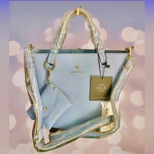 Nanette Lepore New Crossbody/shoulder/to handles Bag w/Card/cash Holder LtBlue